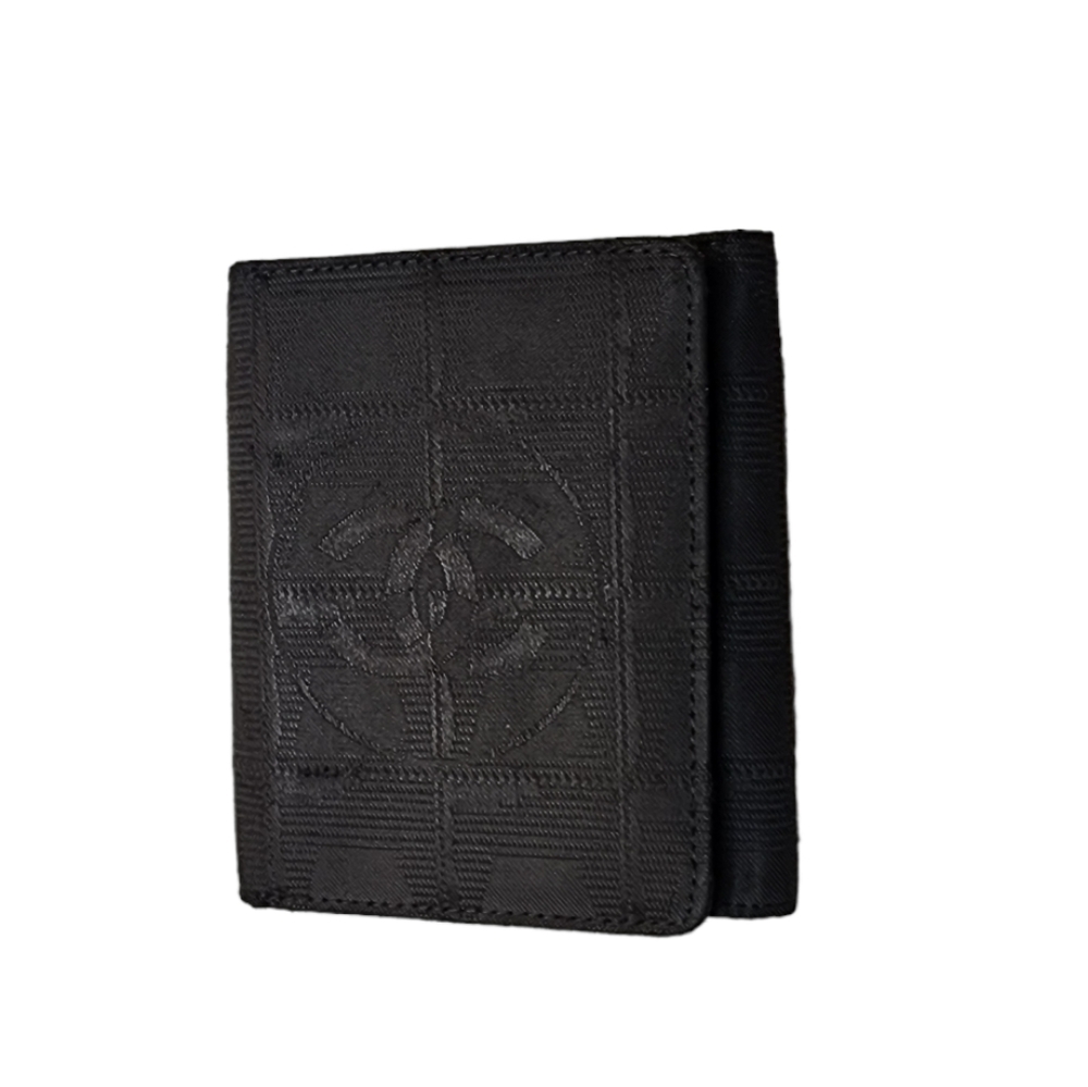Channel Black Trifold  Wallet date code 7877874
